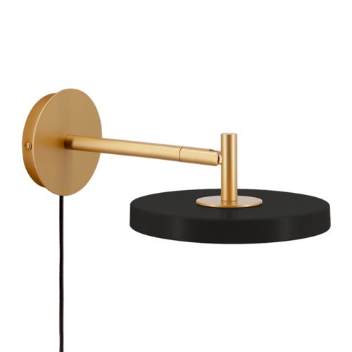 Asteria Wall Kurze Wandleuchte Ø15 cm Black