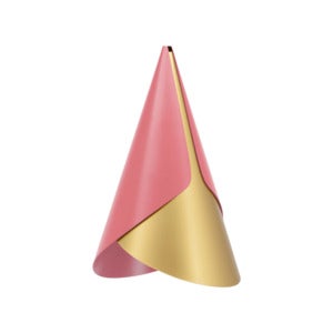 Cornet Lampenschirm Nuance Rose/Brass