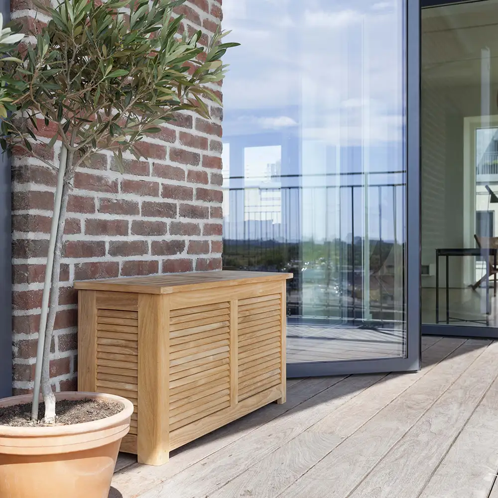 Classic Ablagebank Teakholz