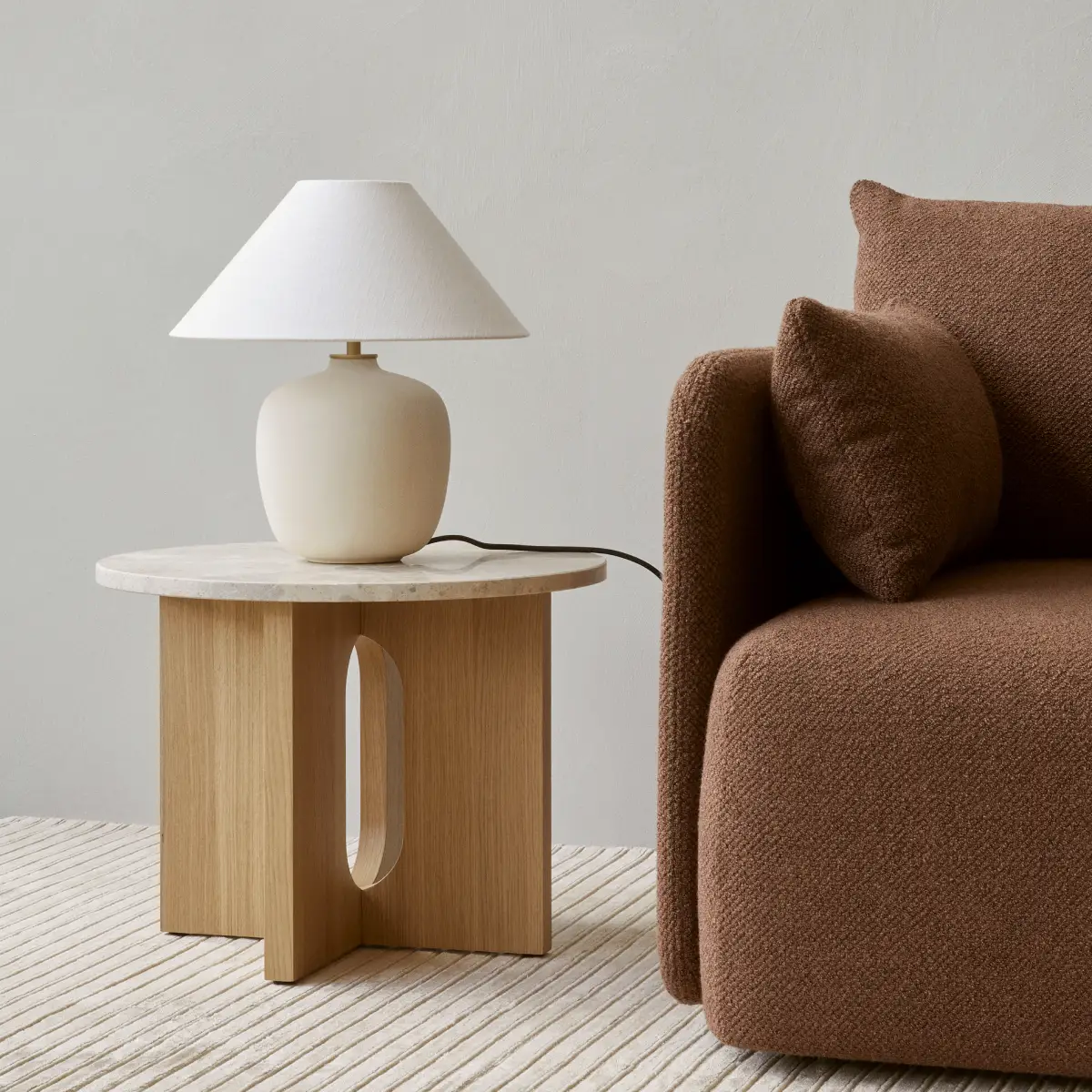 Houkime-Teppich 170 x 240 cm - Beige
