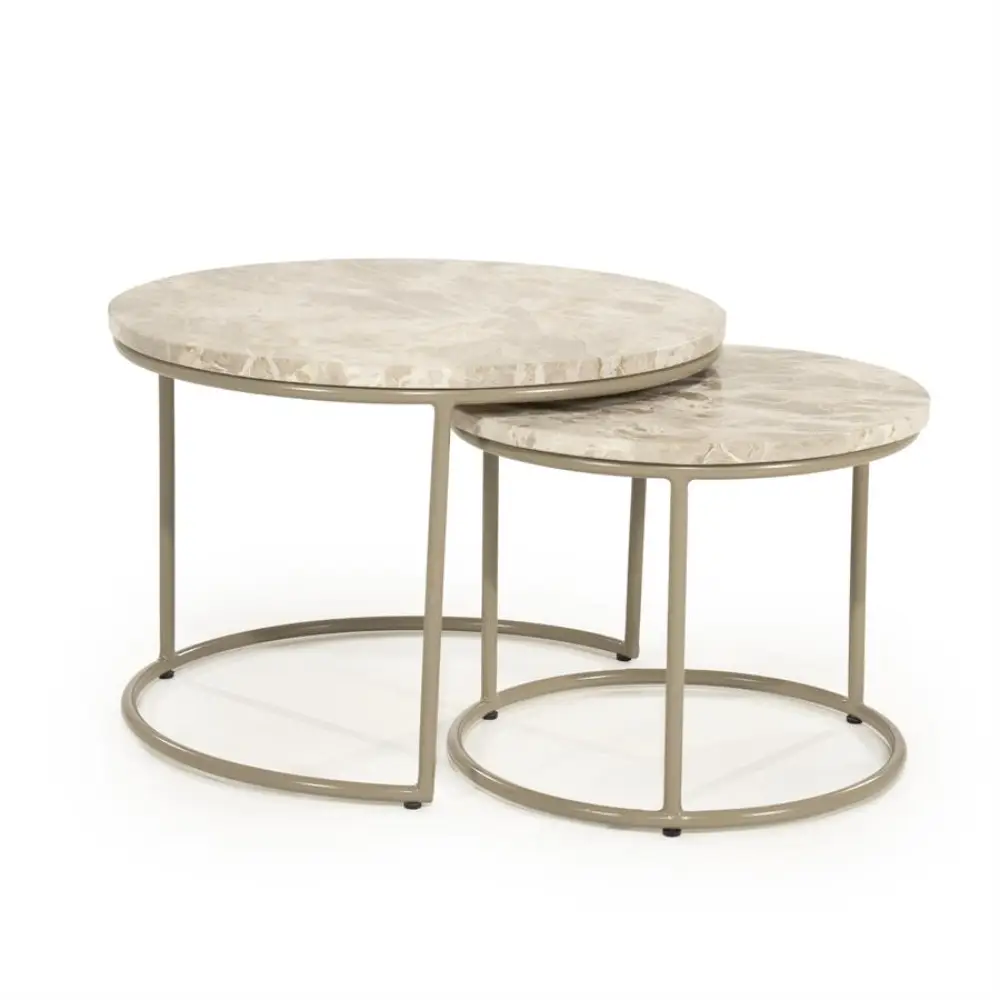 Alvar Couchtisch-Set 60x60x41 cm / 45x45x35 cm