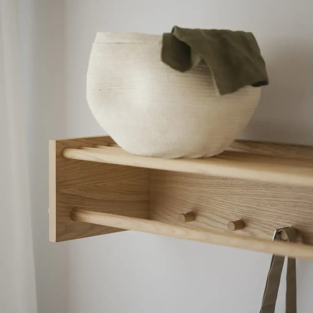 Hillmond Hutablage 80x28 cm Eiche