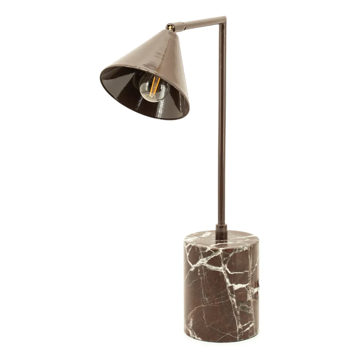 Table lamp Lumina - brown 21x12x50 cm