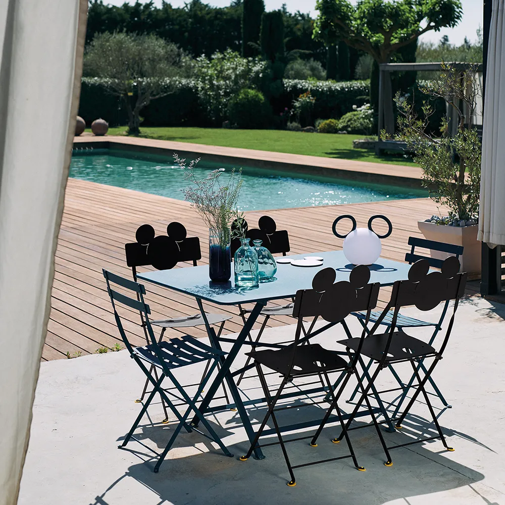 Bistro tisch 97 x 57 cm Acapulco blue