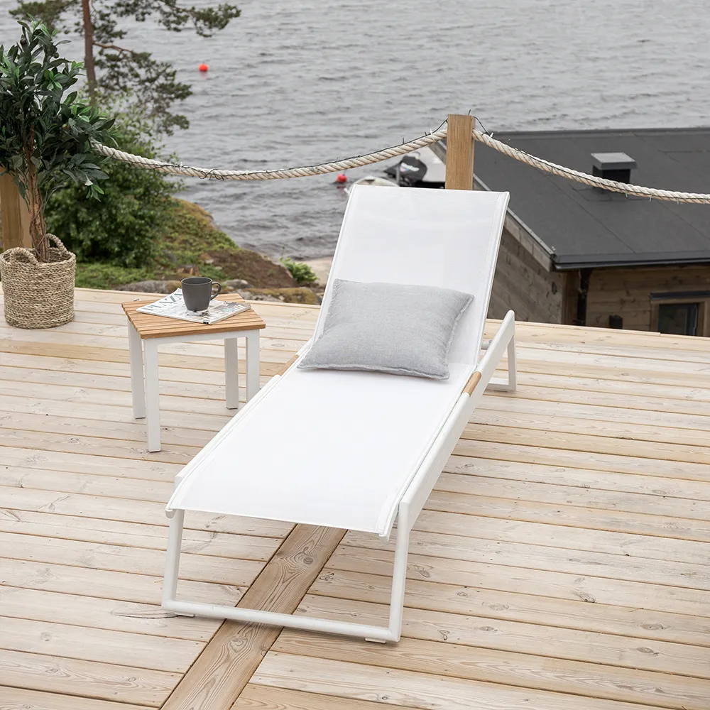 Mexico Sonnenliege Weiß 2er-Pack