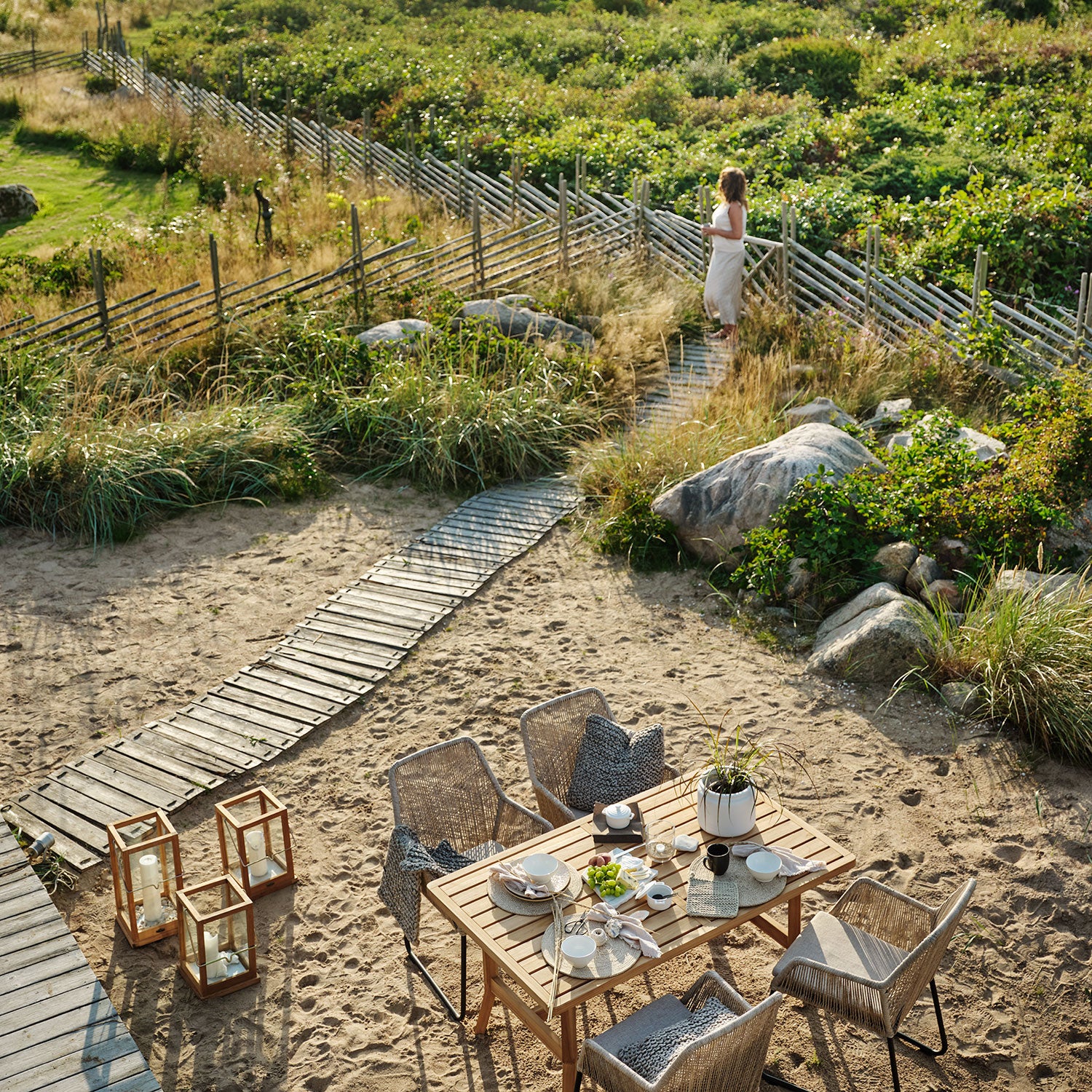 Kornell Esstisch 90x150 cm Teak natur