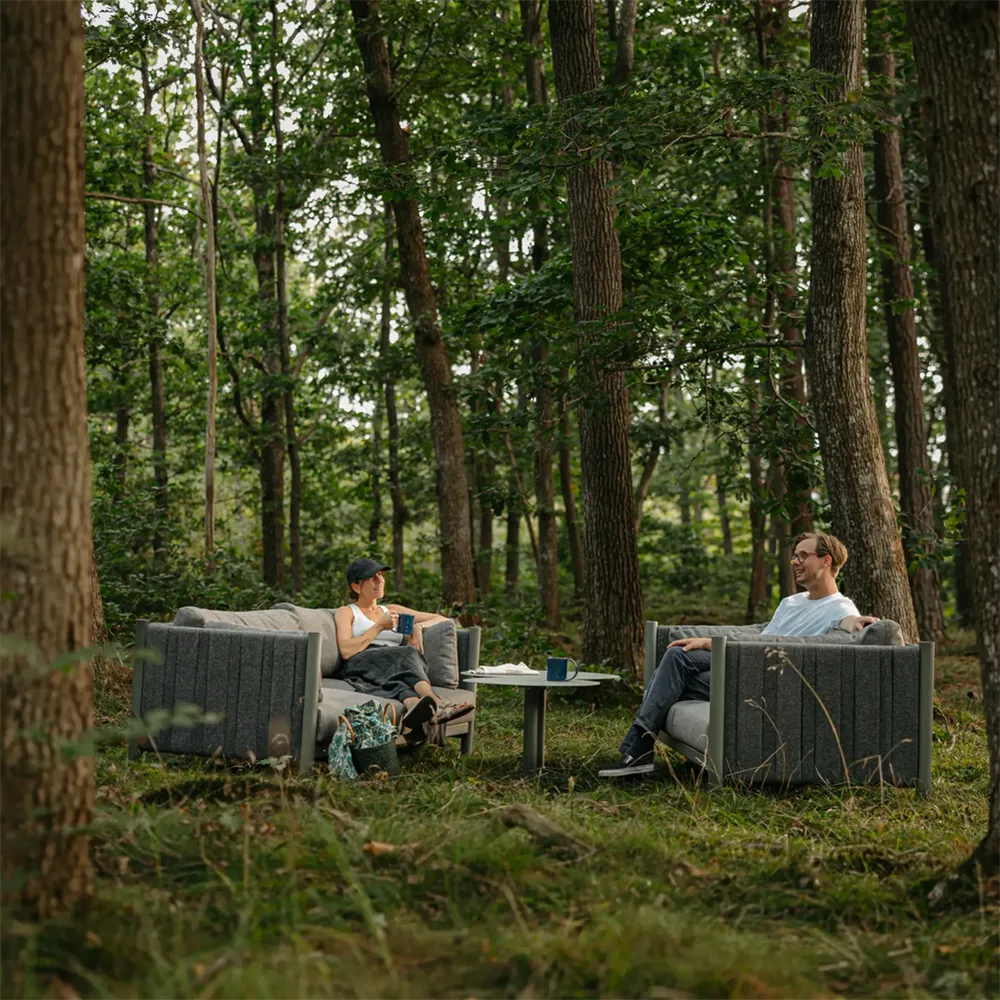 Brad Sofa Charcoal Grey/Nordic Green