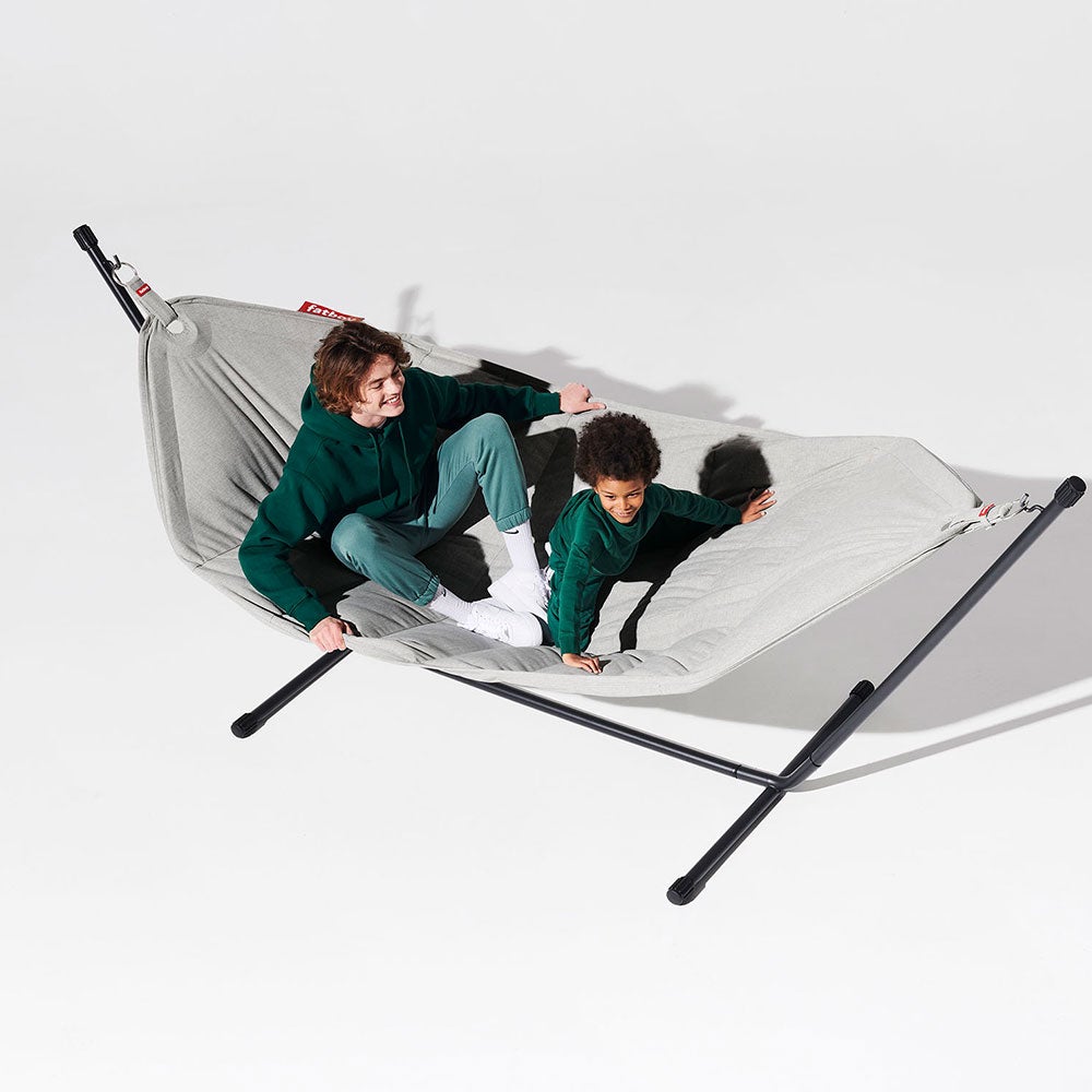 Headdemock superb inkl. Gestell rock grau