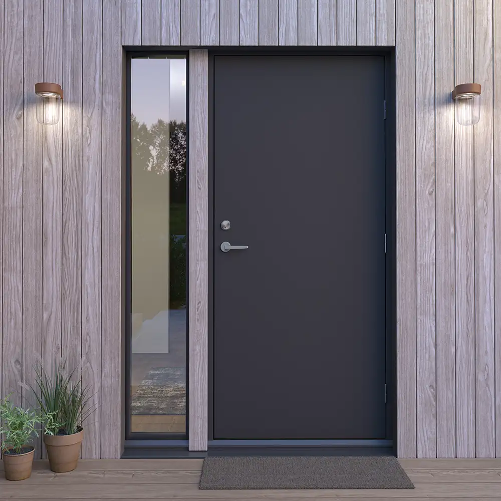 Moon Wandleuchte IP44 Rost Struktur LED 