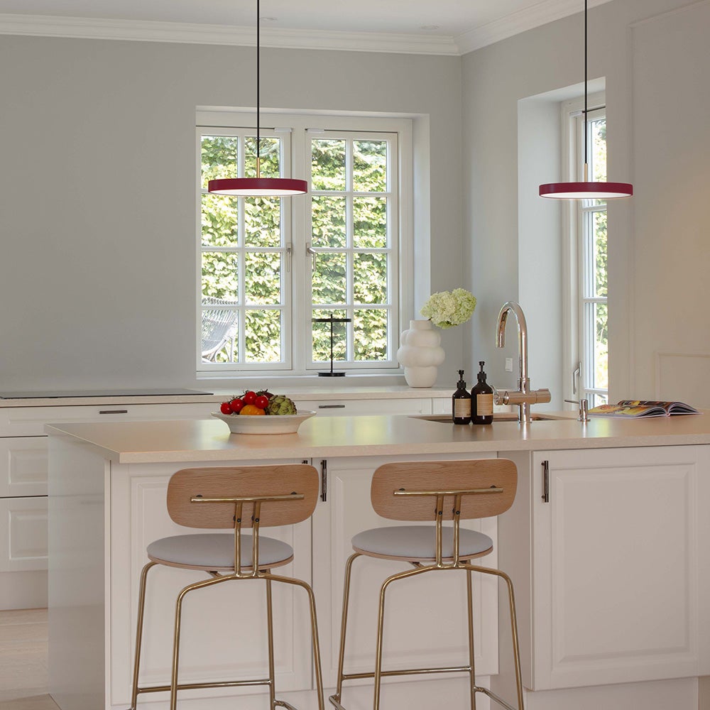 Asteria Plus Mini-Deckenleuchte Ø31 cm Ruby Red