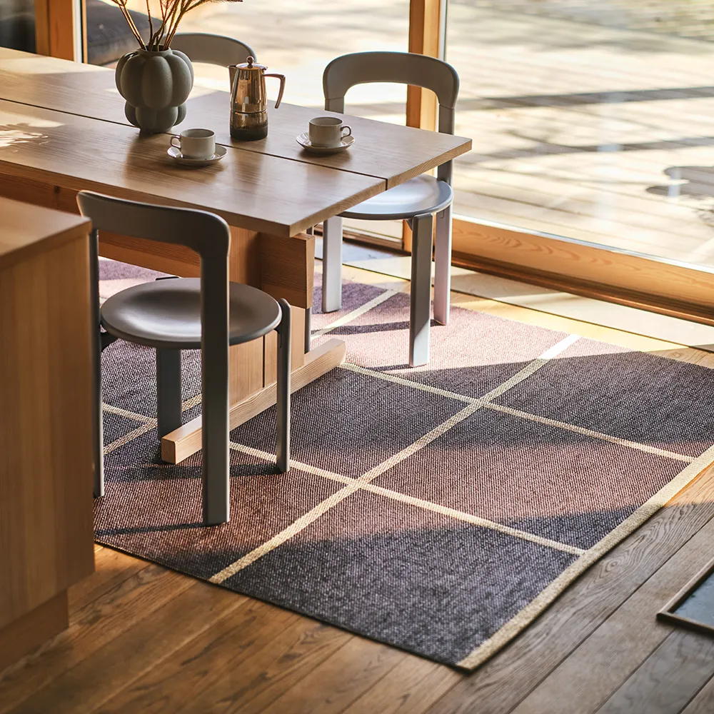 Gewebter Teppich Criss Burgundy 180x260 cm