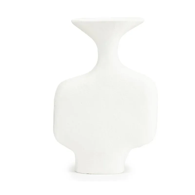 Asta Vase 25x7.5x37 cm Aluminium weiß
