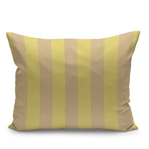 Barrier Zierkissen 60x50 cm Lemon/Sand Stripe