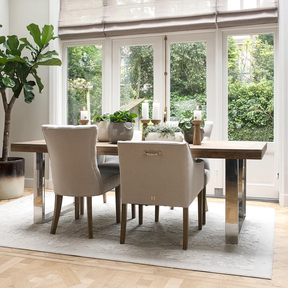 Savile Row Esstischstuhl flanders flax