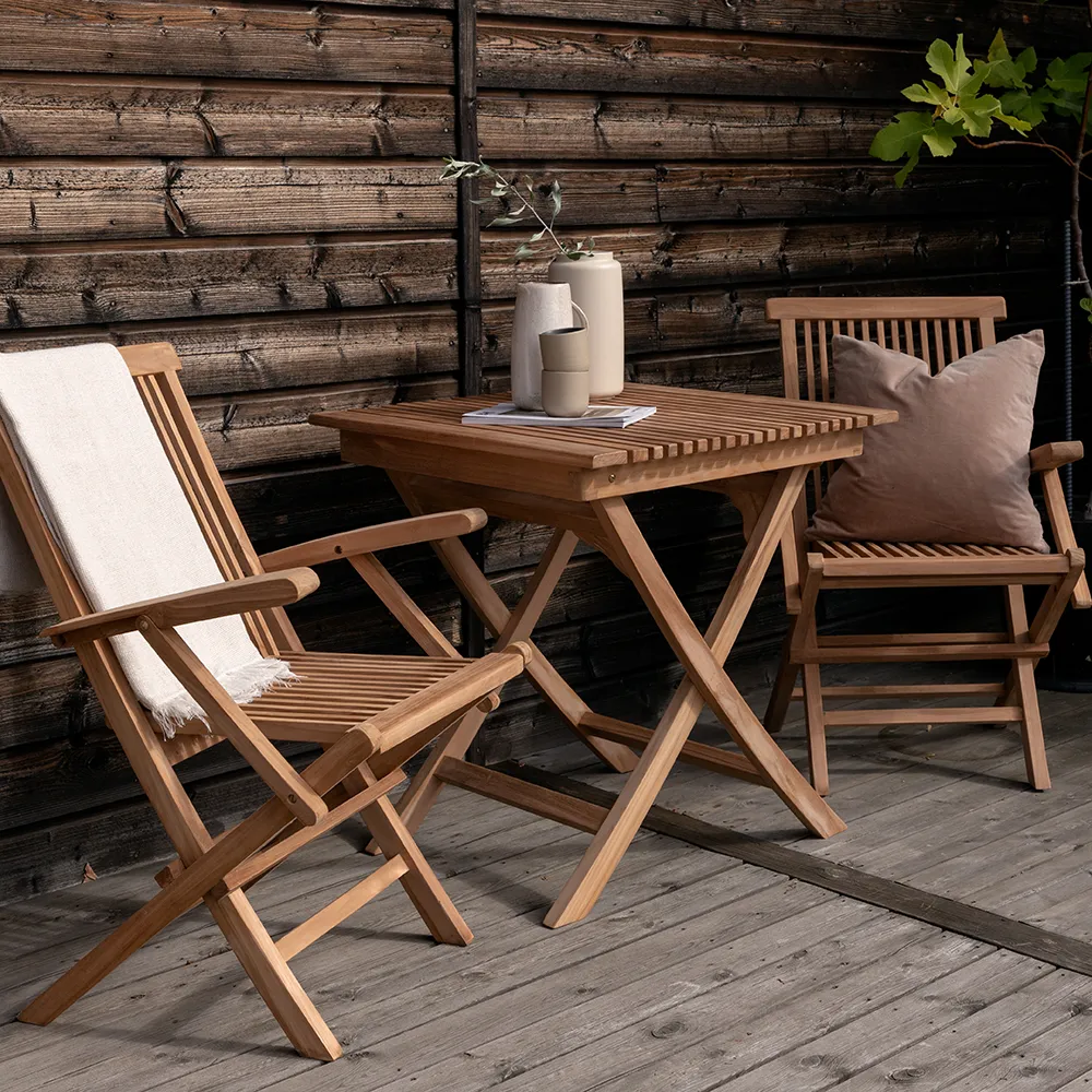 Ghana Couchtisch 70x70 cm Teak