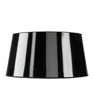Lampenschirm Classic Xxl Niedrig Schwarz Lack