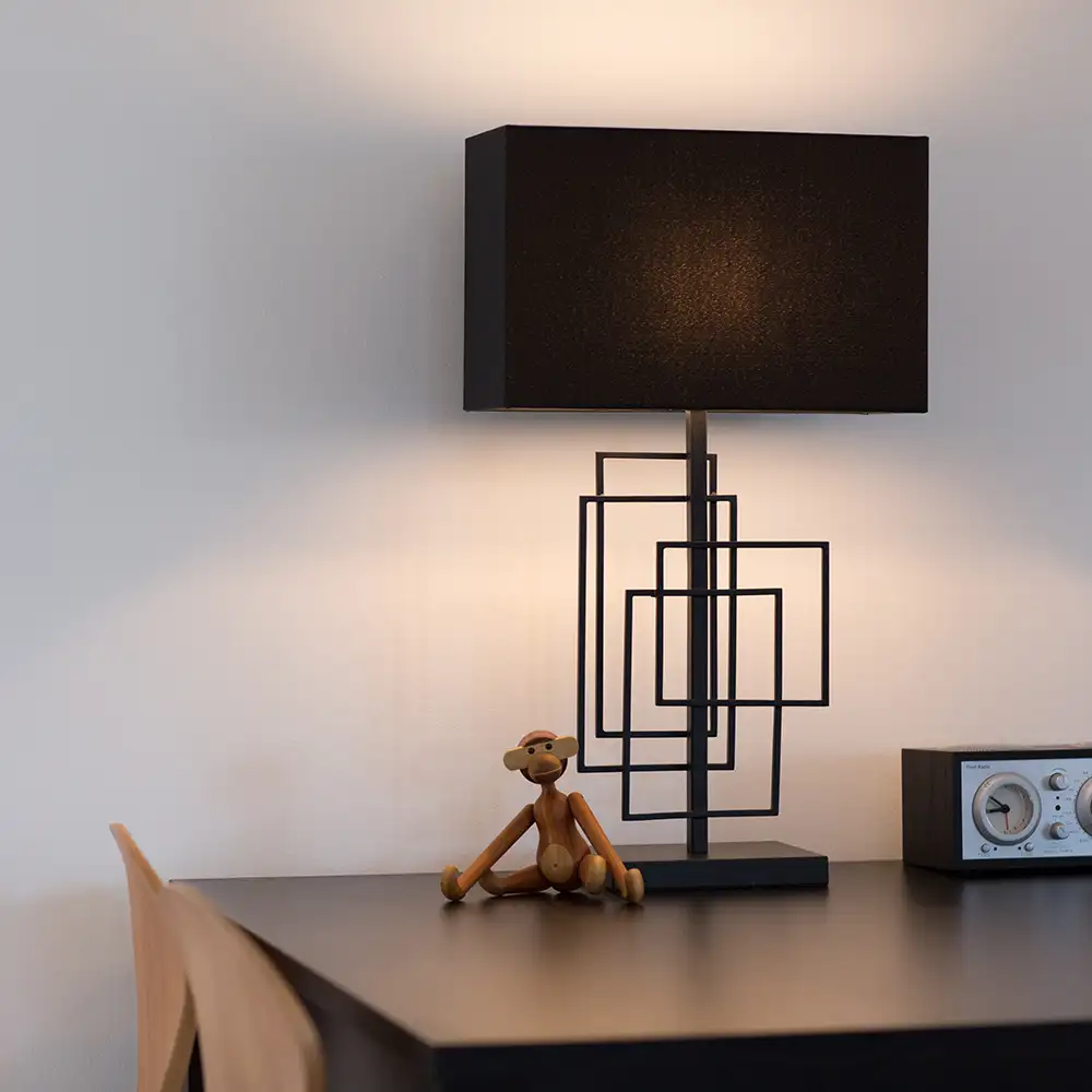 Paragon Tischleuchte 69 cm schwarz