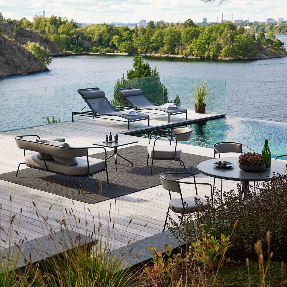 Arholma Loungetisch, dunkelgrau