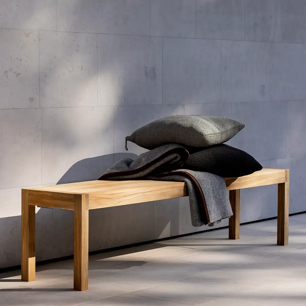 Laknäs Bank Teakholz