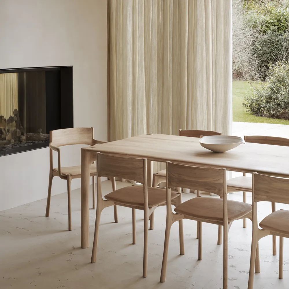 PI Esszimmerstuhl mit Armlehne Eiche