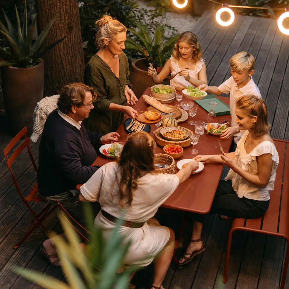 Bistro tisch 117 x 77 cm Red Ochre