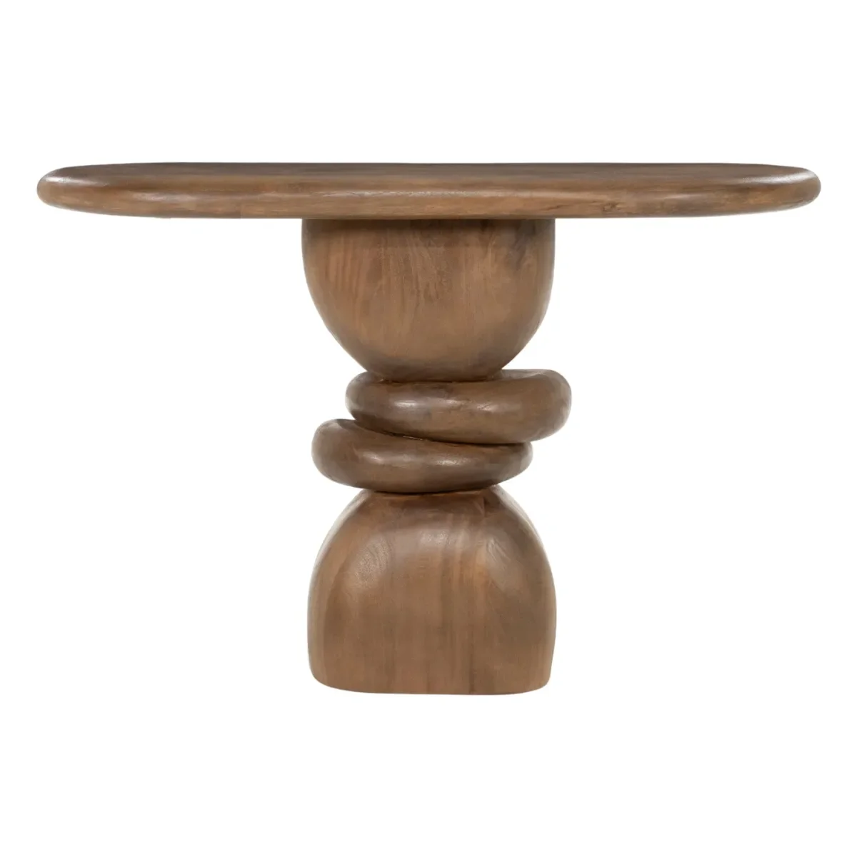 Console table Sui 120x40x80 cm Mangoholz Braun