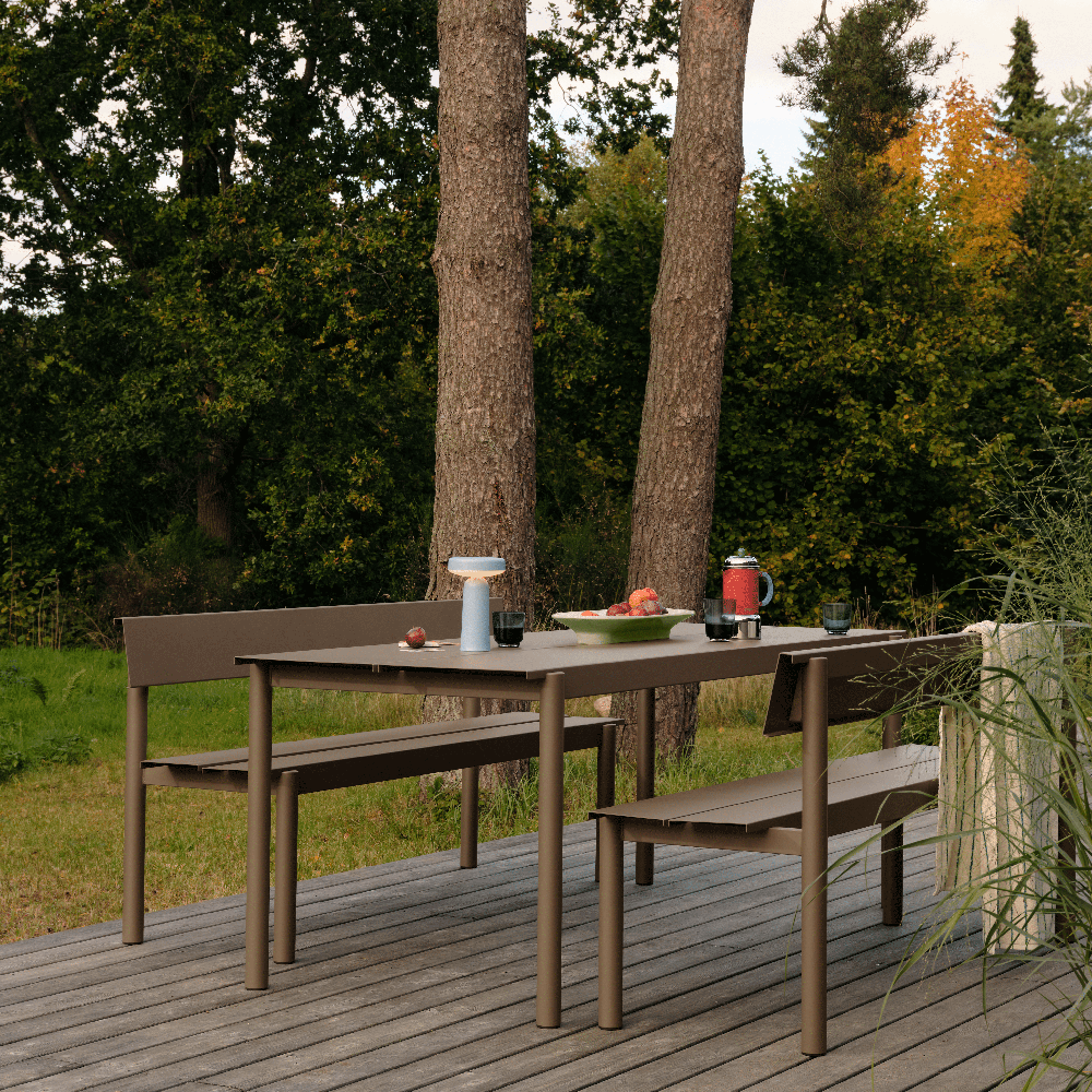 Stahlban 170cm Linear Steel Burnt Orange