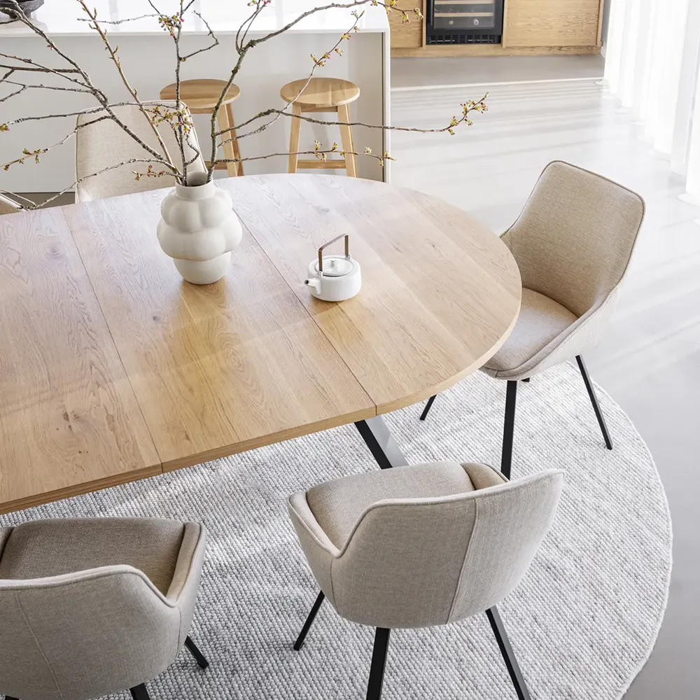 Maddock Esstisch Ø135 cm Eiche