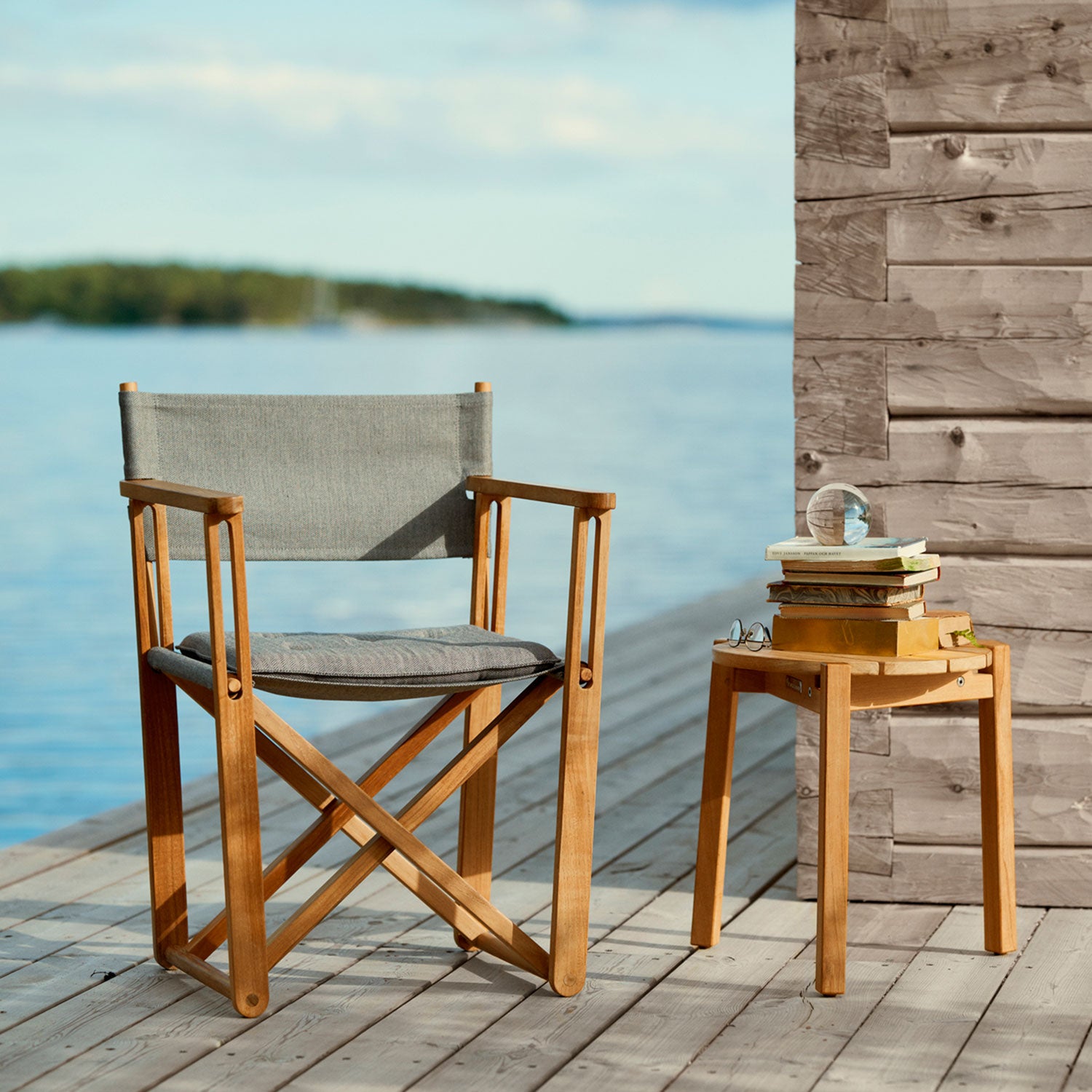 Kryss Dining Chair Marineblau