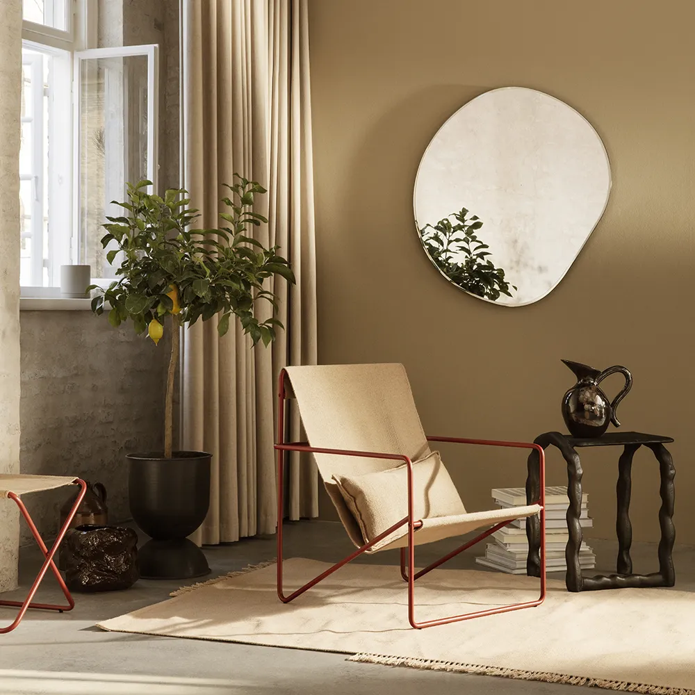 Hourglass Übertopf Medium Black