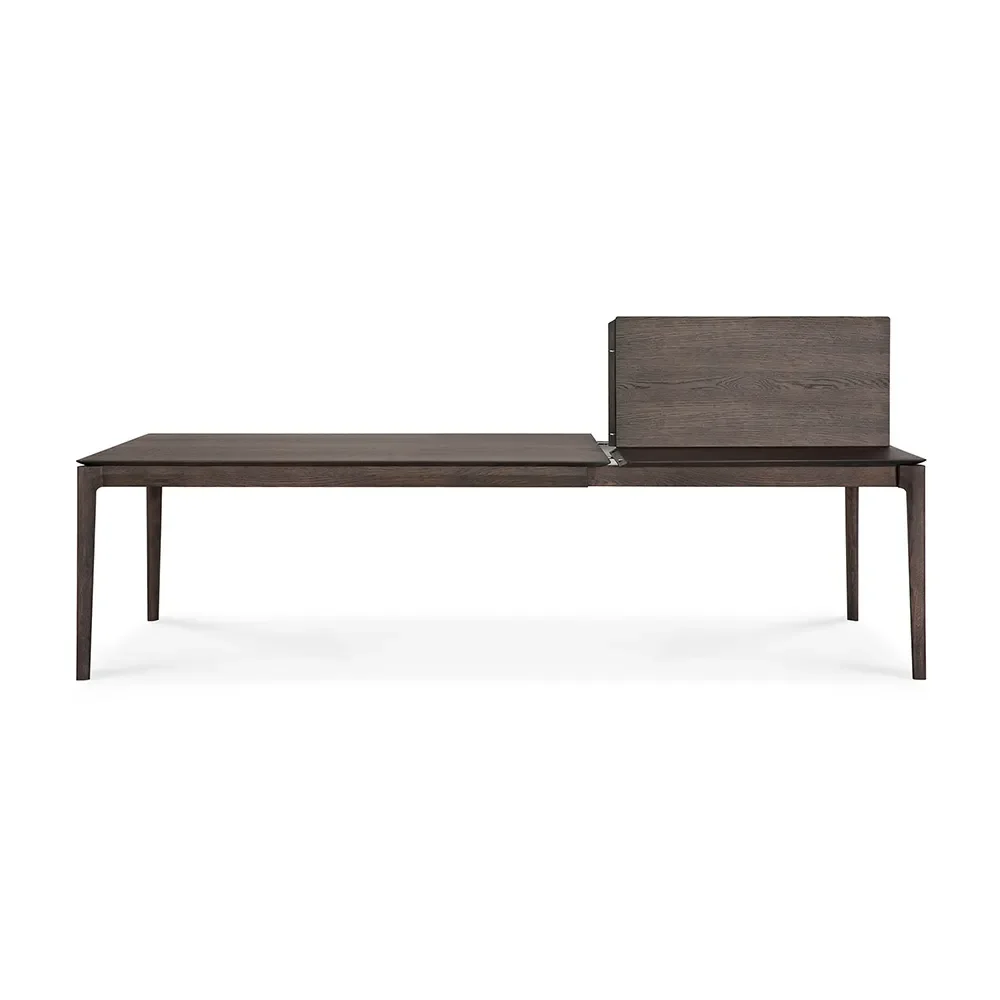 Bok Esstisch 100x180-280 cm Eiche braun lackiert