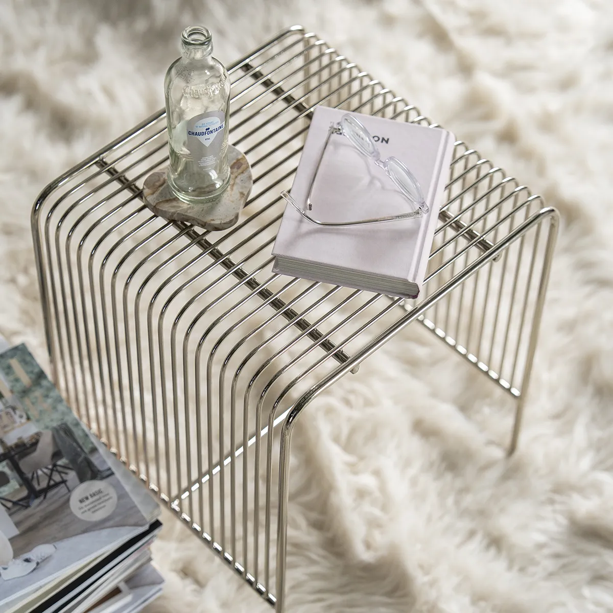 Hocker aus Metall WireWorks