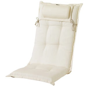 Canyon 8cm Recliner Kissen strukturiert dralon offwhite