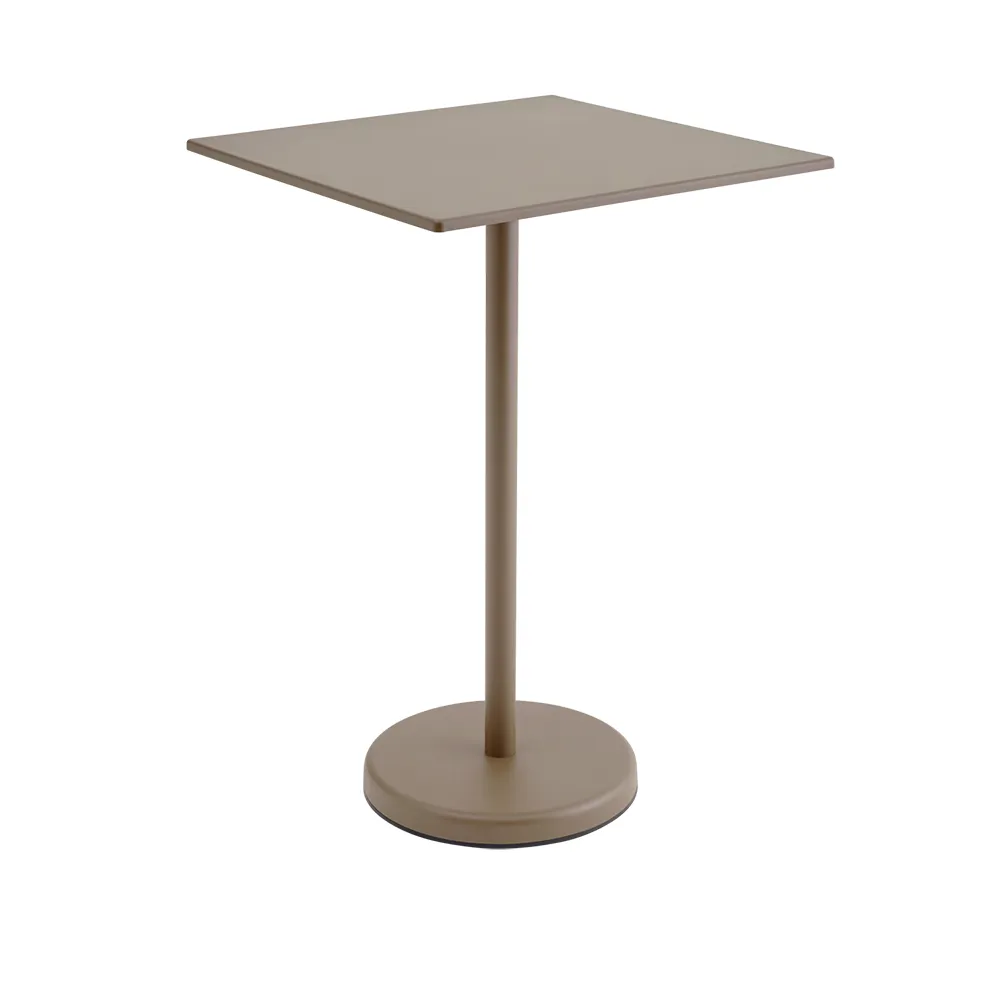 Muuto, Linear Steel Stehtisch 70x70 cm Taupe