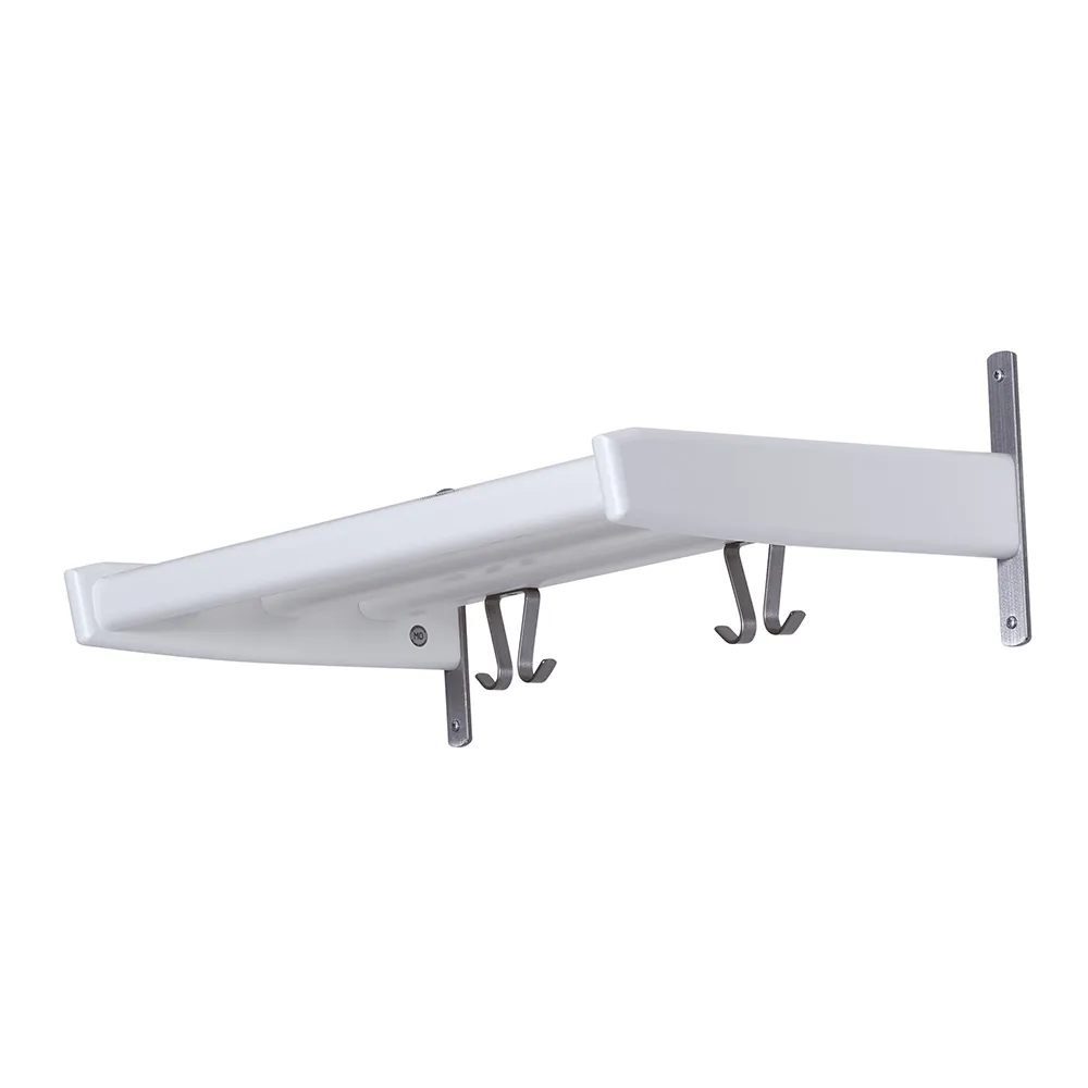 Meja Hutablage 59 cm Birke weiß lackiert