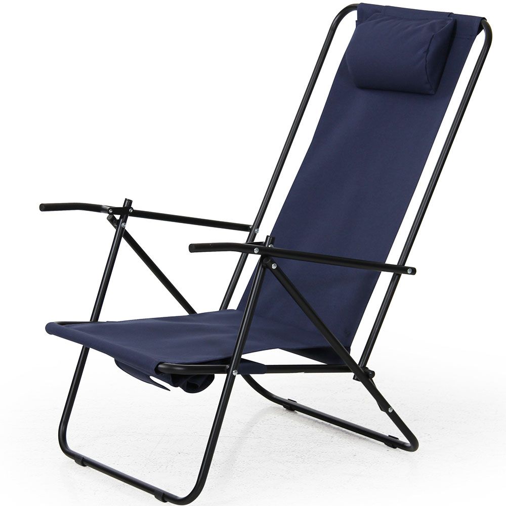 Colorado Strandkorb schwarz/blau