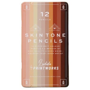  12 Buntstifte -  Skin tone
