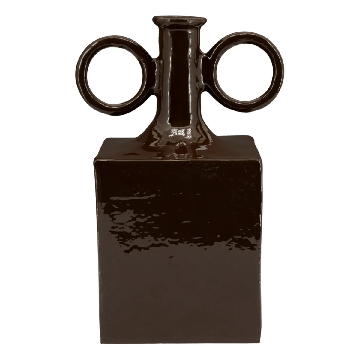 Oro 1 Vase 21x16x31,5 cm Aluminium braun