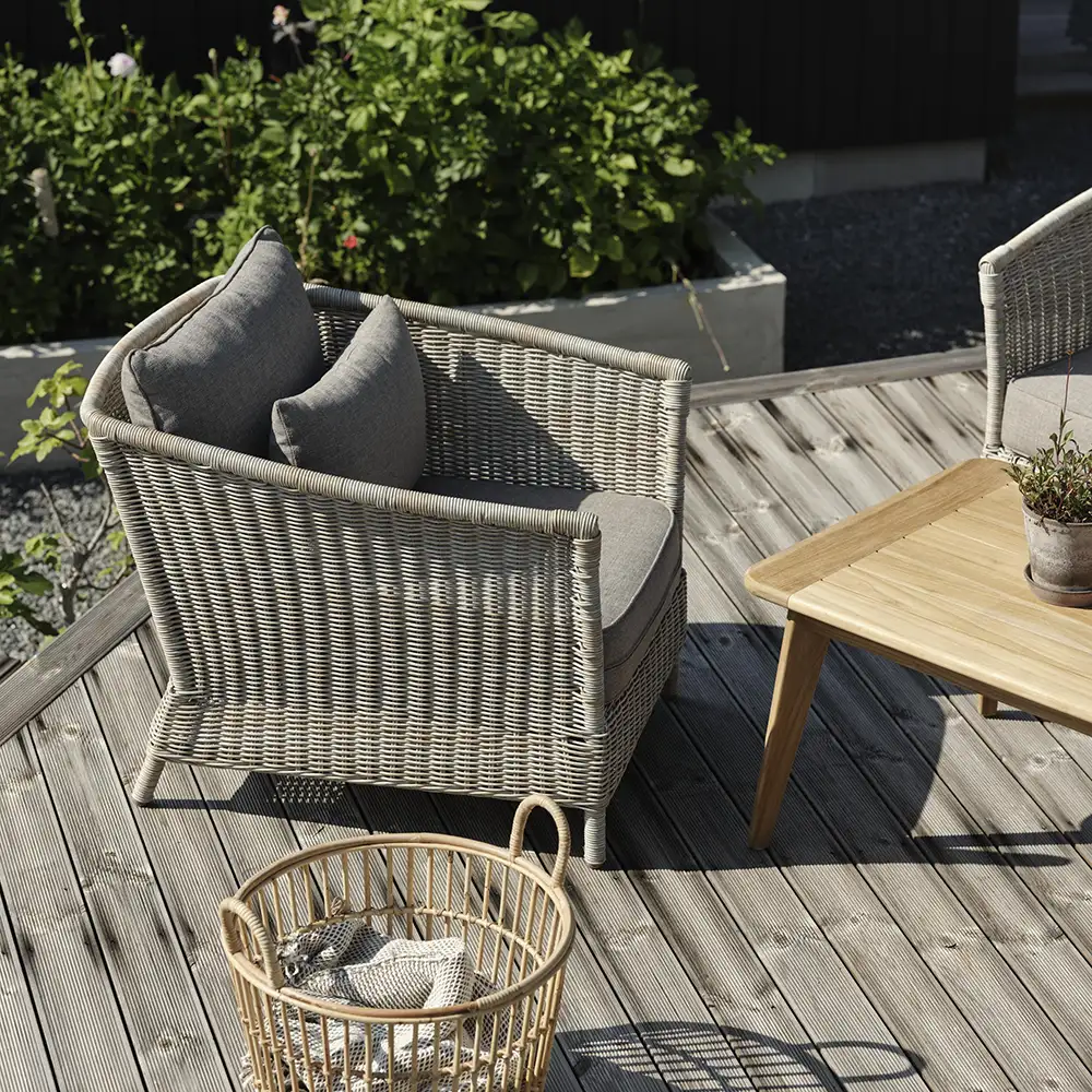 Aster Lounge Gruppe aus künstlichem Rattan