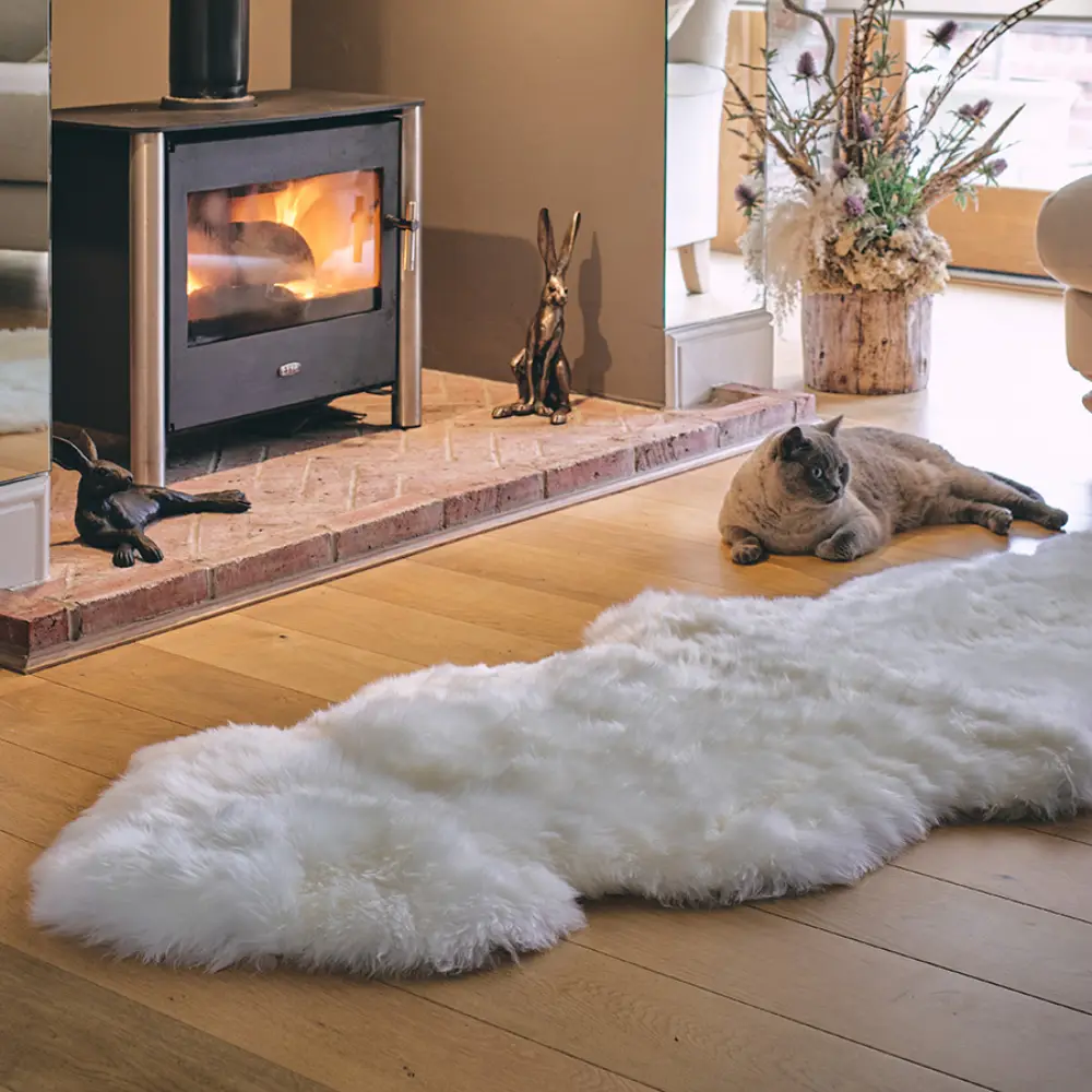 Vilma Lammfell Weiß