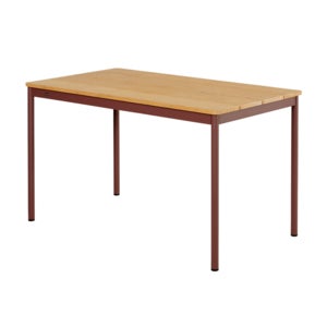 Nox Bistro esstisch 70x125 cm Bambu/Zin Red