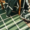 Gewebte Decke aus Lammwolle Criss Leaf