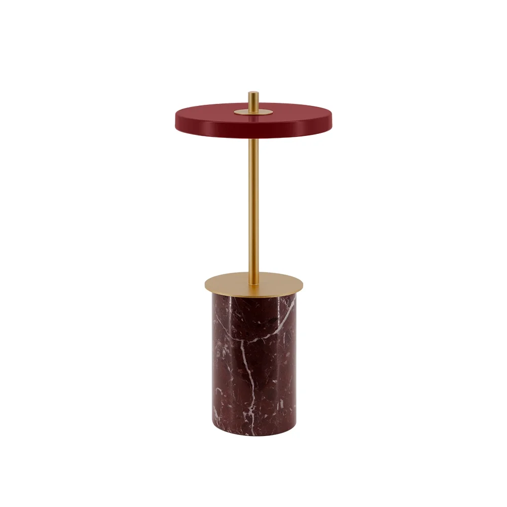 Asteria Move Mini Tragbare Lampe Red Marble