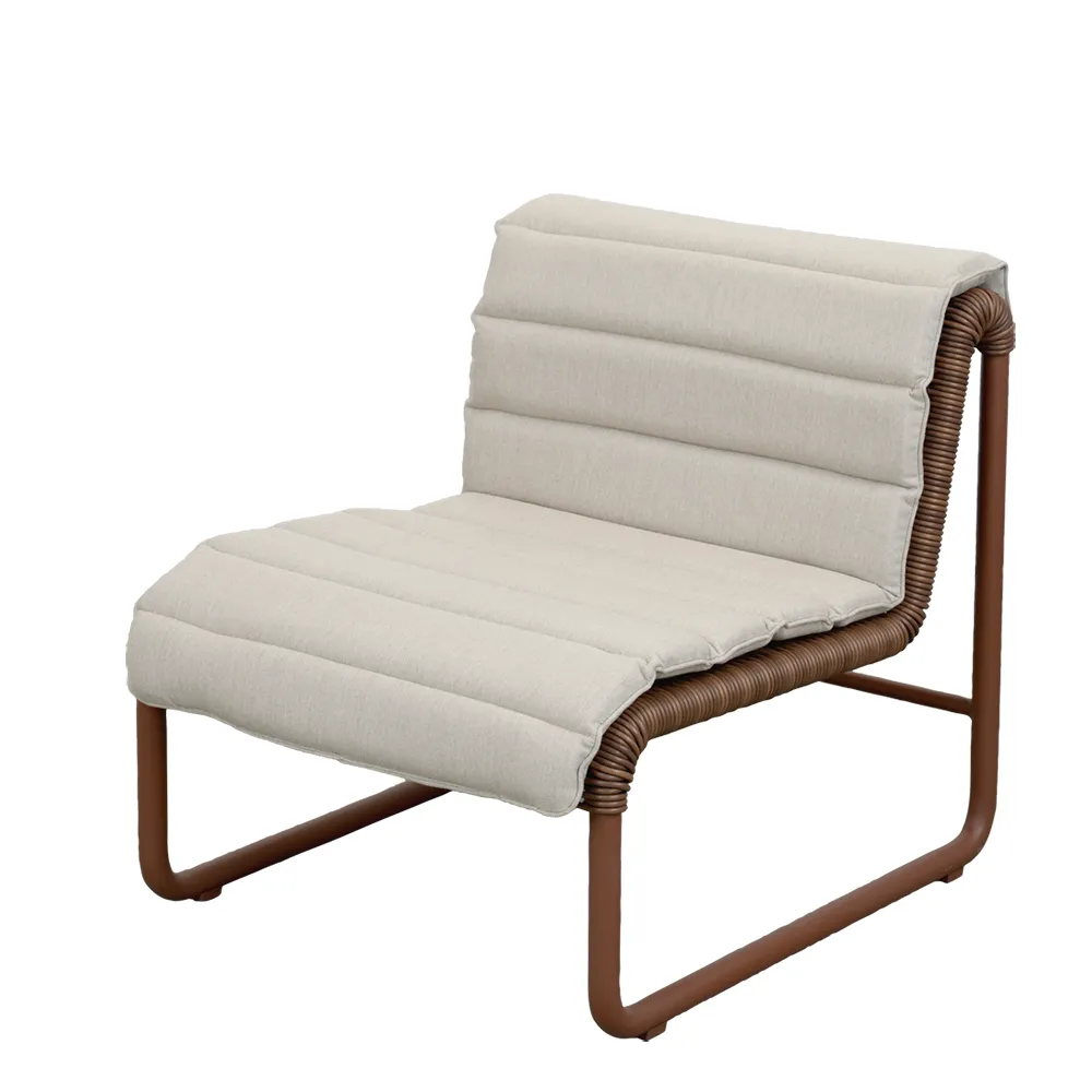 Al Dente loungesessel Weave Desert red