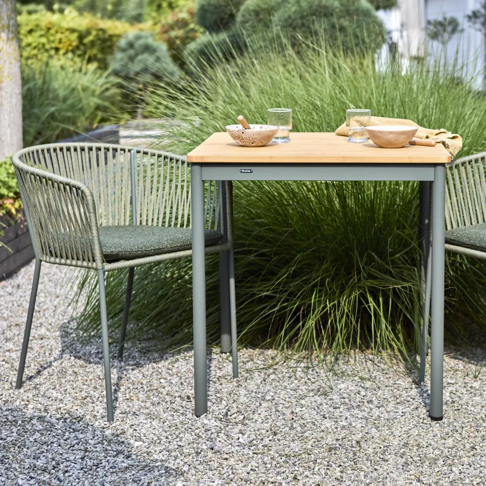 Nox Bistro Tisch 70x70 – Bambus/Nordic Green