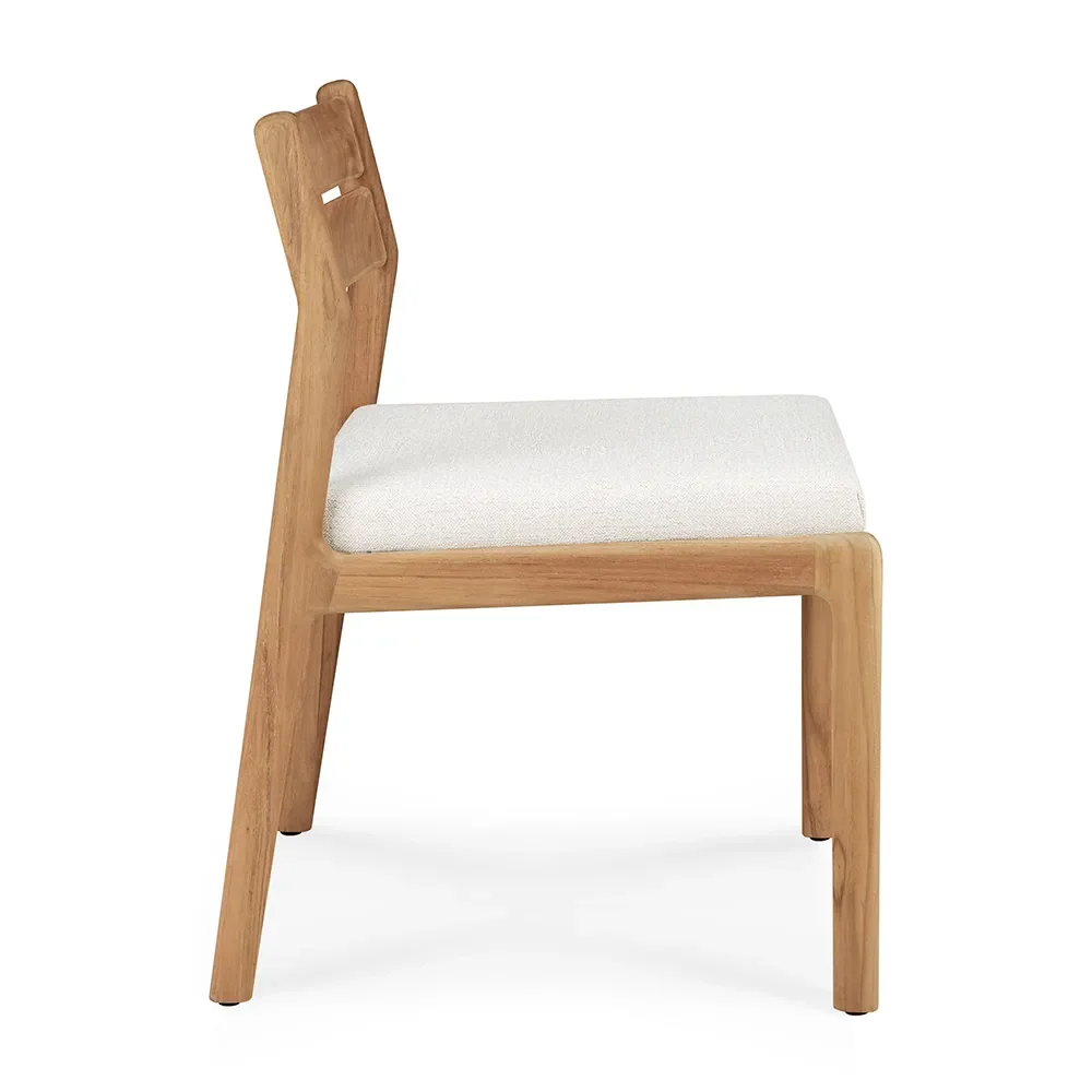 Jack Esstischstuhl Teak/Off White