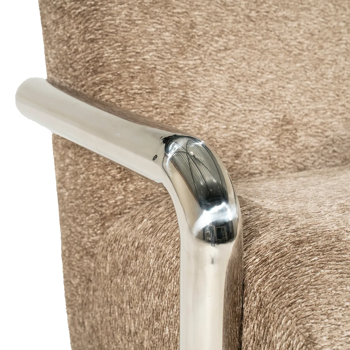 Sessel Chromette Taupe