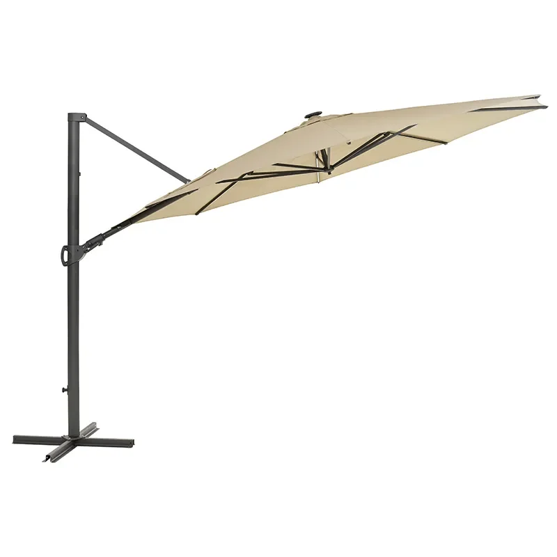 Cliento sonnenschirm 350 cm Light Grey / Khaki