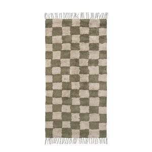 Waschbarer Teppich Mara Elm Green