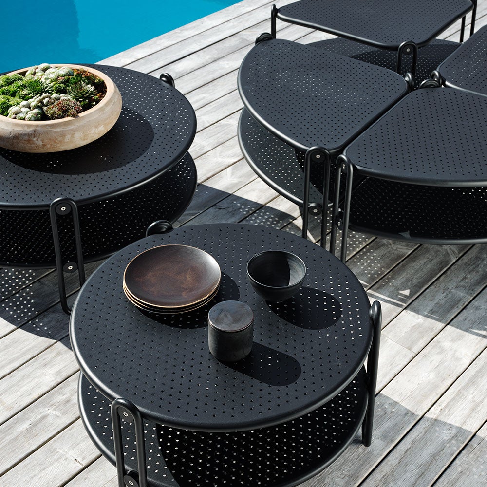 Lightning Couchtisch 65 cm schwarz